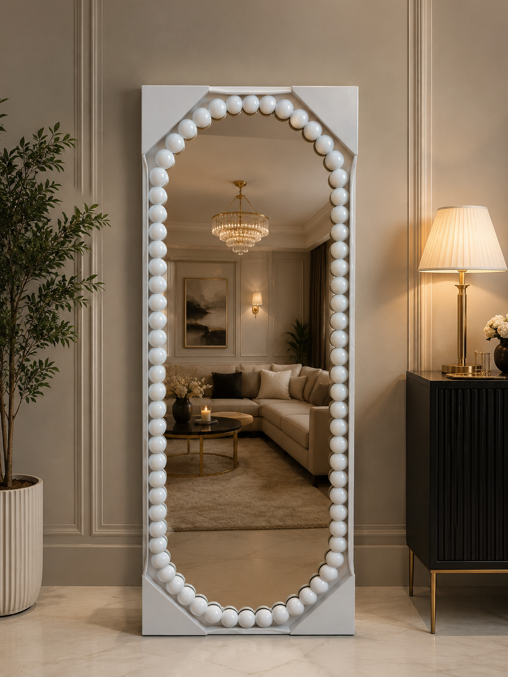 Olwe Oval Beats Mirror