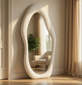 Olwe Decor Mirror (White)