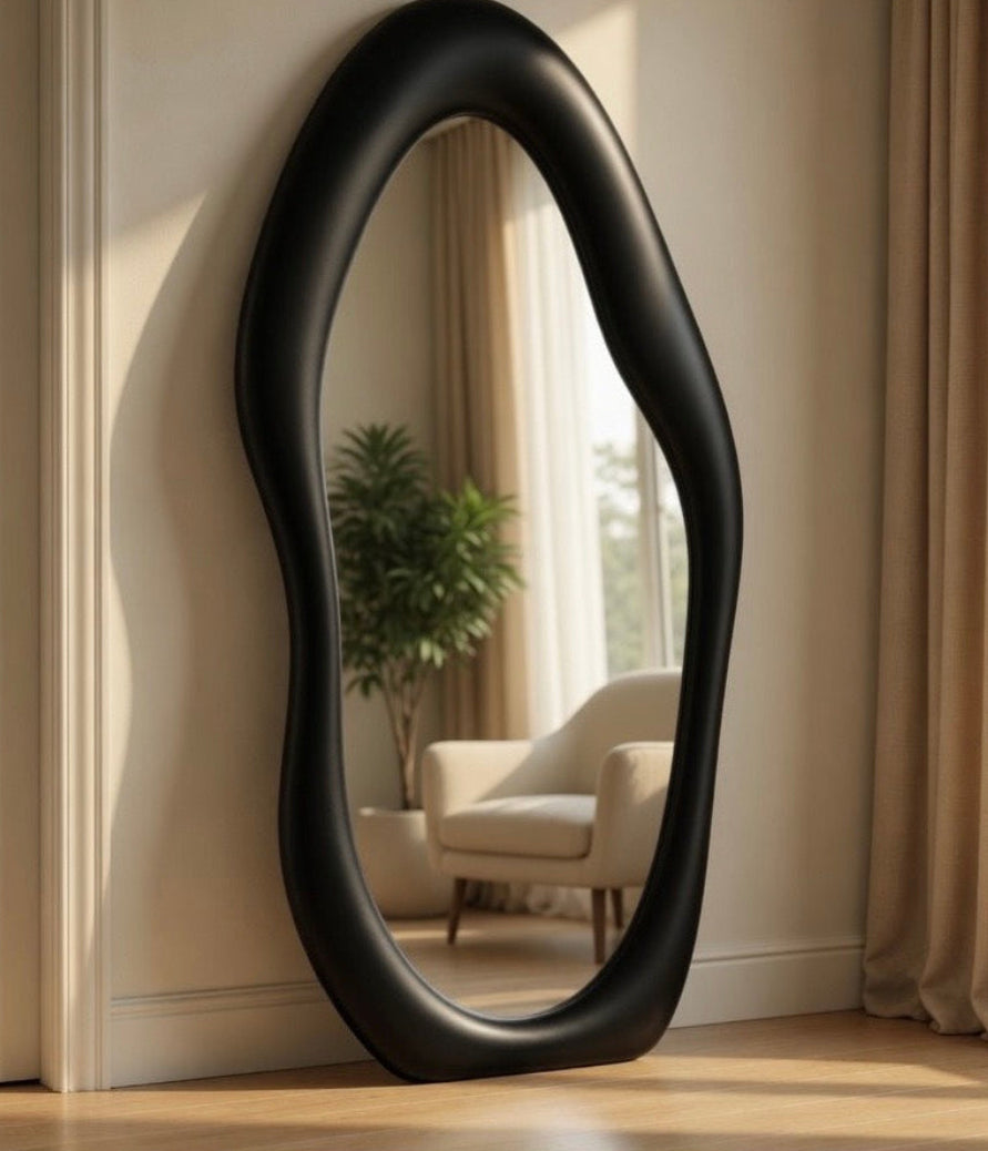 Olwe Decor Mirror (Black)